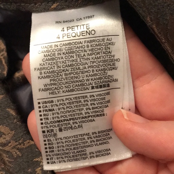 Banana Republic size 4P Martin fit pants - Picture 5 of 6